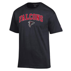Atlanta Falcons Champion Arch Over Logo T-Shirt - Black T-shirts