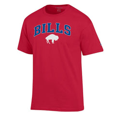 Buffalo Bills Champion Arch Over Logo T-Shirt - Red T-shirts