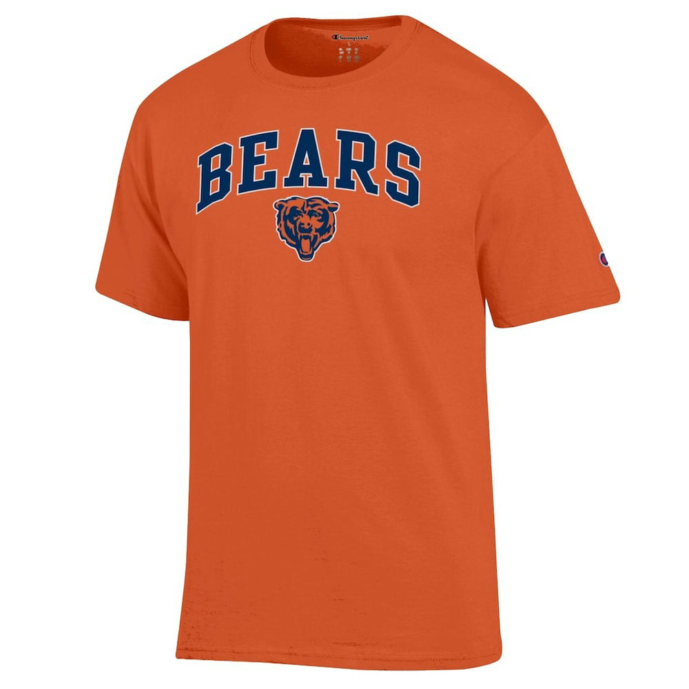 Chicago Bears Champion Arch Over Logo T-Shirt - Orange T-shirts