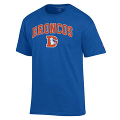 Denver Broncos Champion Arch Over Logo T-Shirt - Royal T-shirts