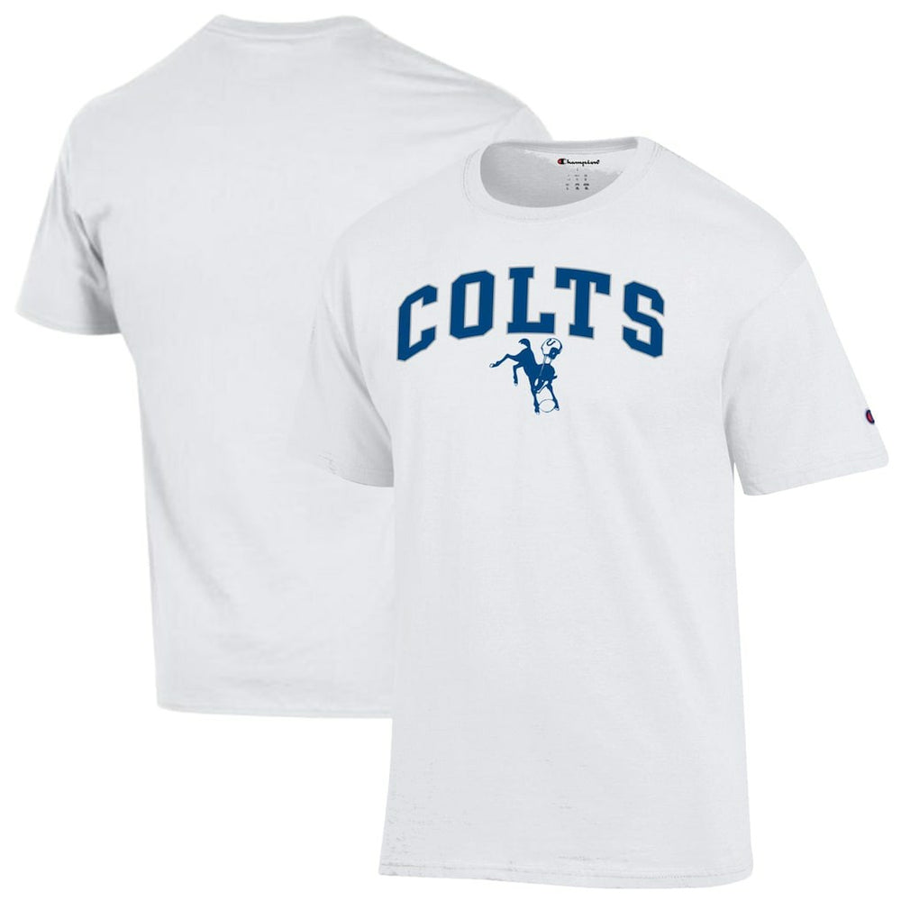 Indianapolis Colts Champion Arch Over Logo T-Shirt - White T-shirts