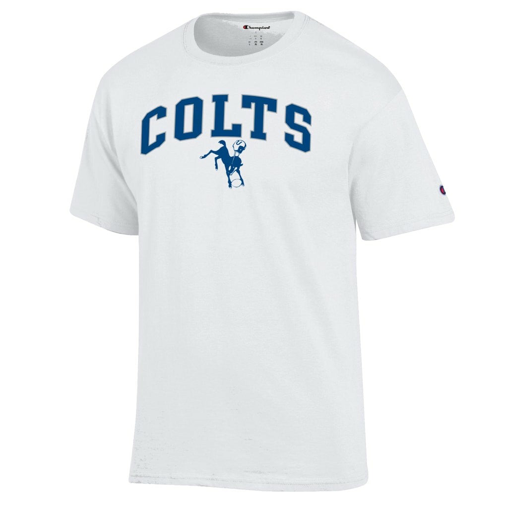 Indianapolis Colts Champion Arch Over Logo T-Shirt - White T-shirts