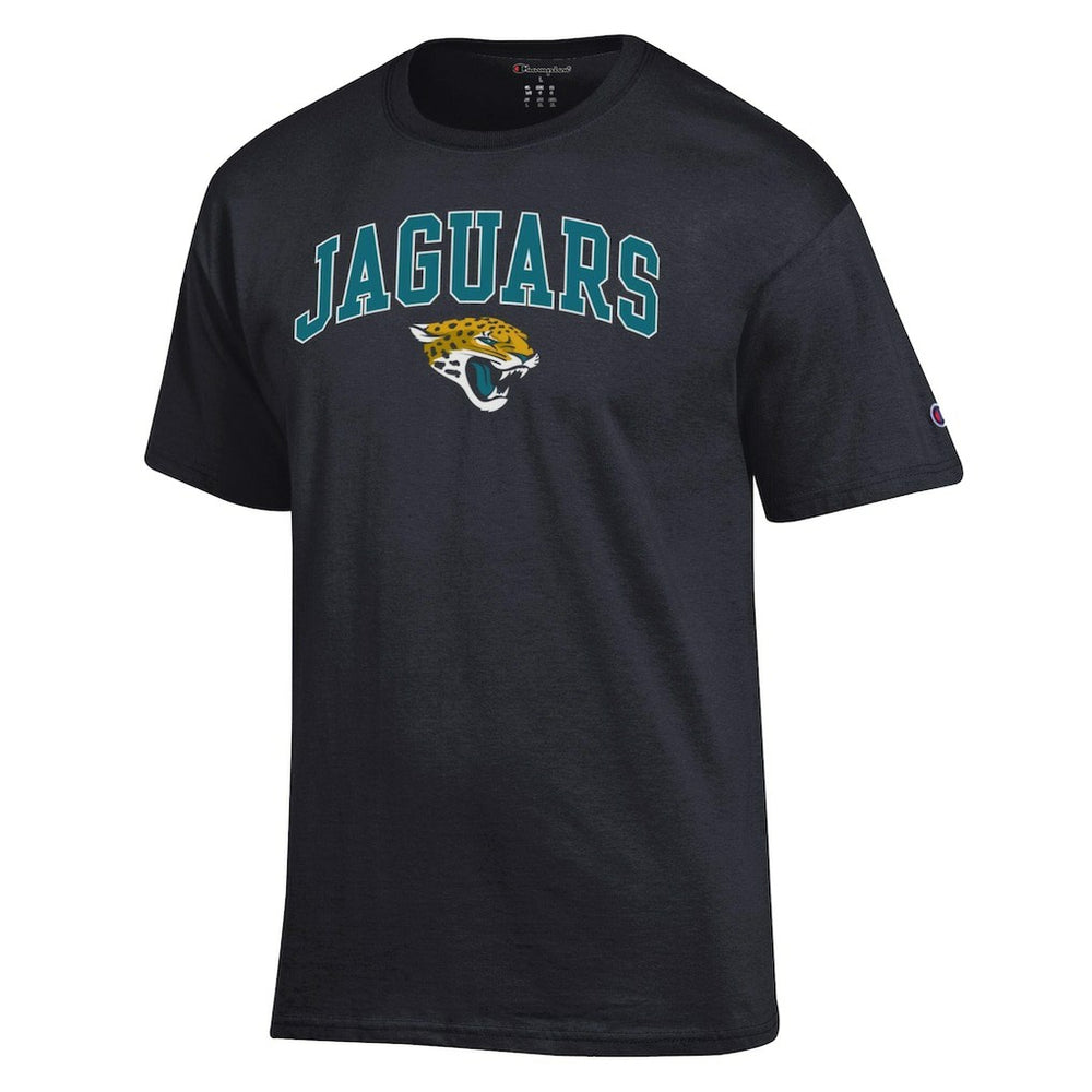Jacksonville Jaguars Champion Arch Over Logo T-Shirt - Black T-shirts