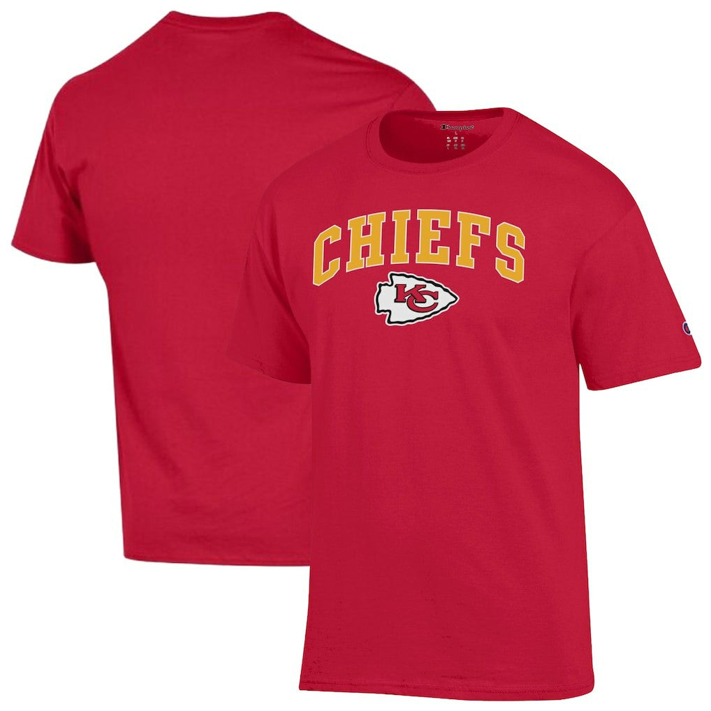 Kansas City Chiefs Champion Arch Over Logo T-Shirt - Red T-shirts
