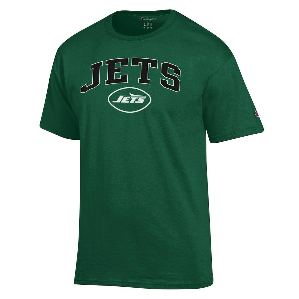 New York Jets Champion Arch Over Logo T-Shirt - Green T-shirts