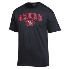 San Francisco 49ers Champion Arch Over Logo T-Shirt - Black T-shirts