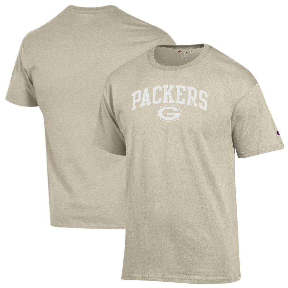 Green Bay Packers Champion Jersey T-Shirt - Oatmeal T-shirts