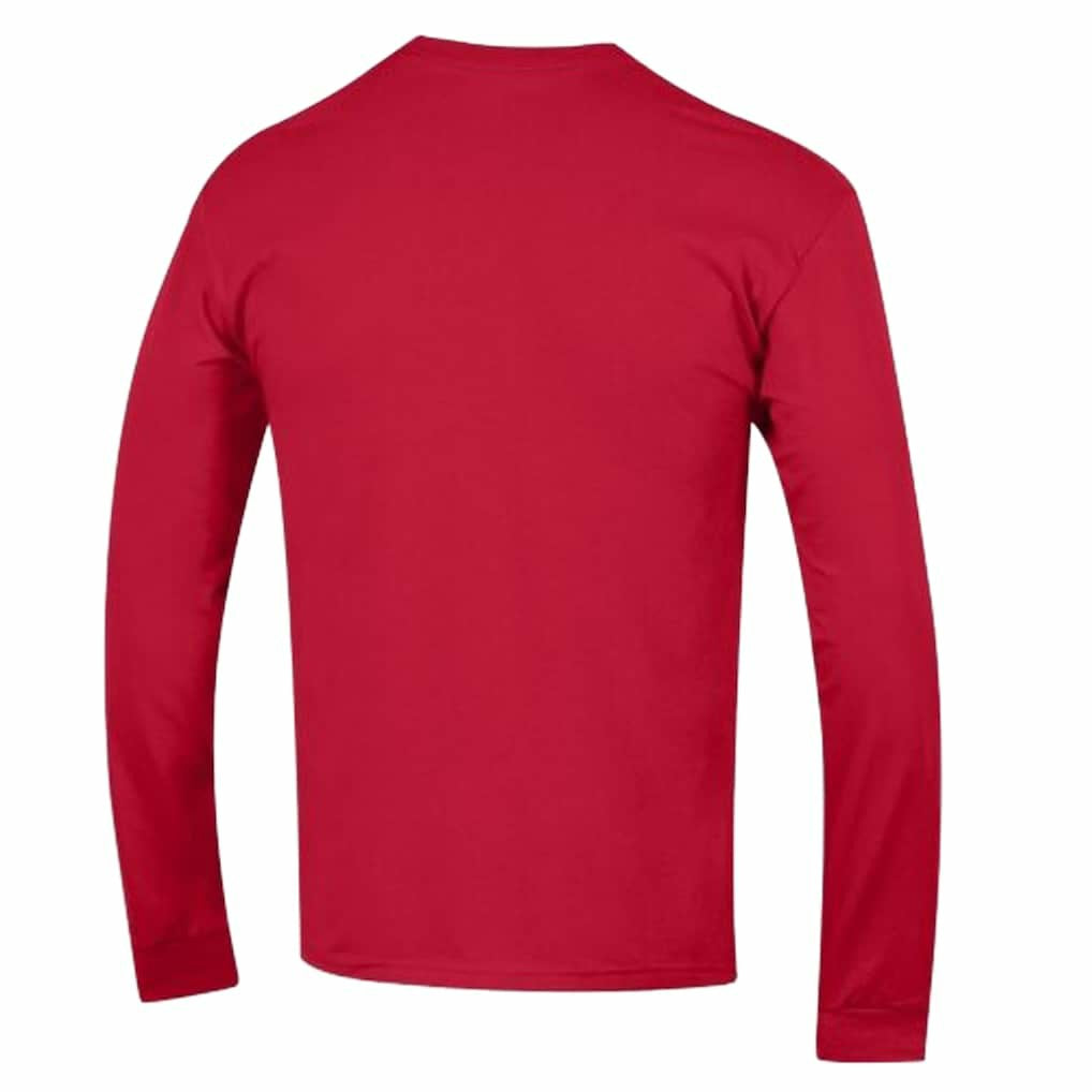 New England Patriots Champion Arch Over Logo Long Sleeve T-Shirt - Red T-shirts