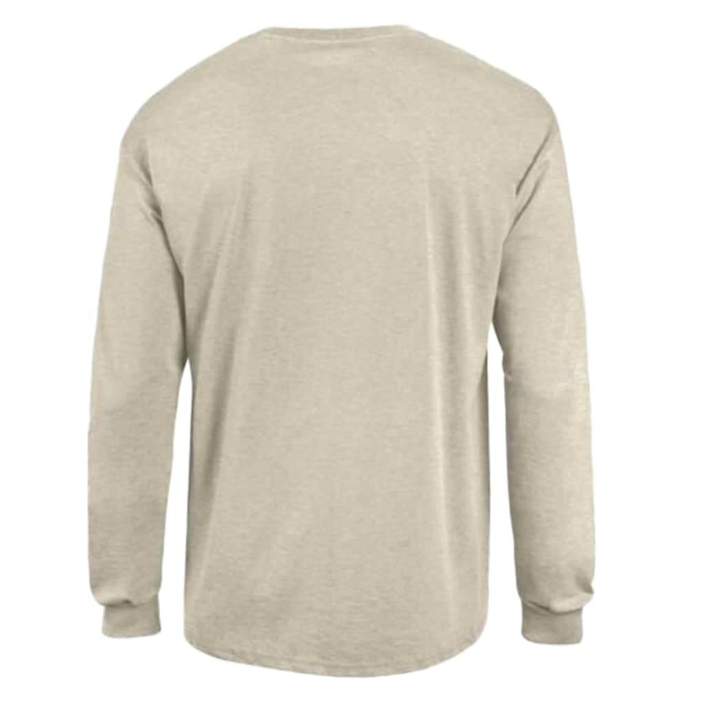 Philadelphia Eagles Champion White Ink Jersey Long Sleeve T-Shirt - Oatmeal T-shirts