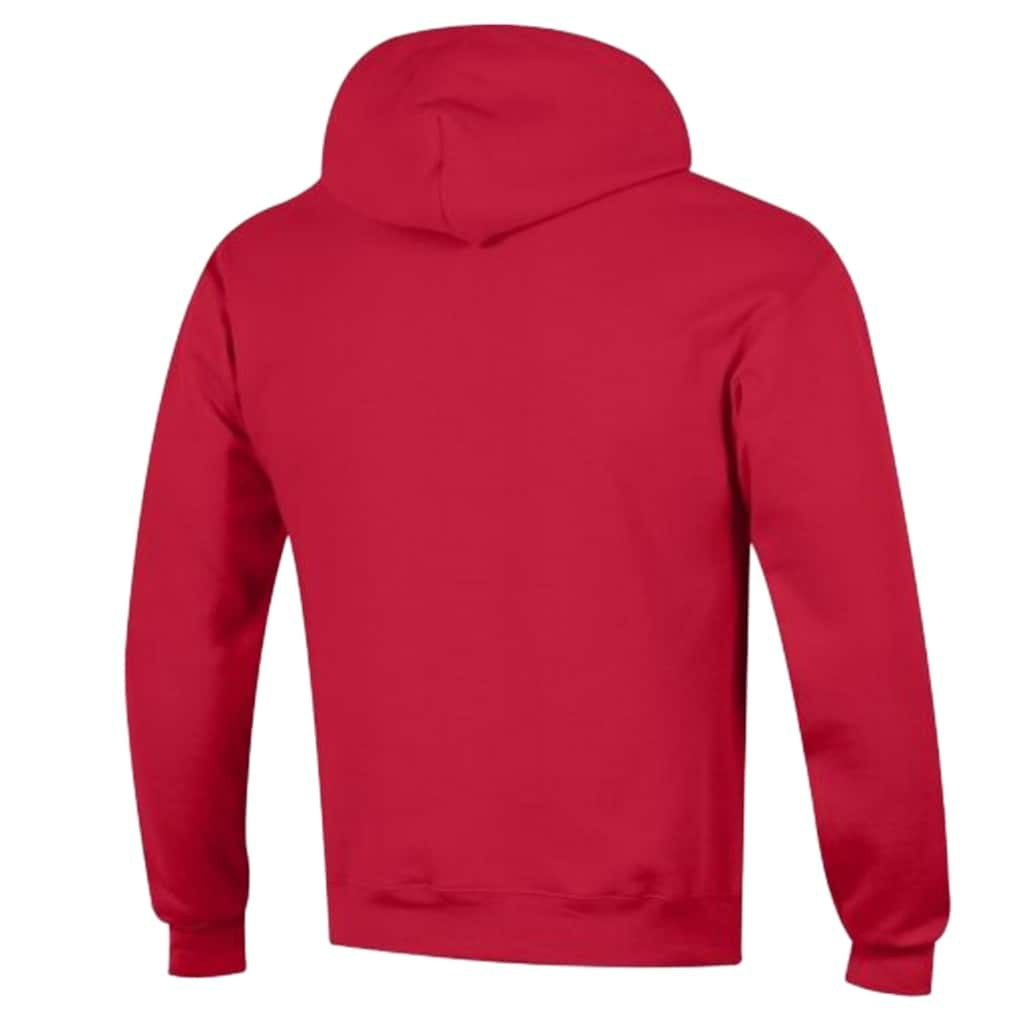 New York Giants Champion Powerblend Arch over Logo Hoodie - Red Hoodies