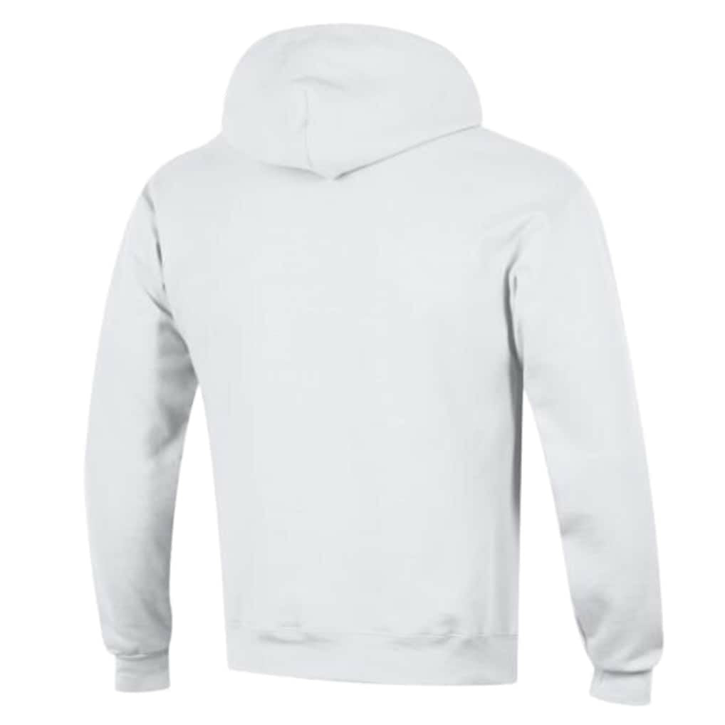 New York Giants Champion Powerblend Arch over Logo Hoodie - White Hoodies