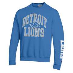 Detroit Lions Champion Powerblend Fleece Sweatshirt - Blue Sweatshirts