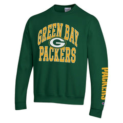 Green Bay Packers Champion Powerblend Fleece Sweatshirt - Green Sweatshirts