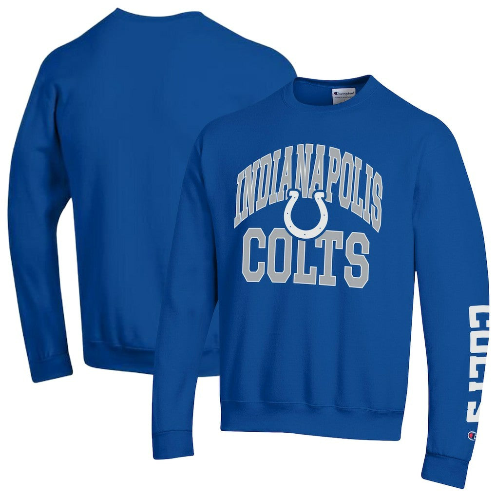 Indianapolis Colts Champion Powerblend Fleece Sweatshirt - Royal Sweatshirts