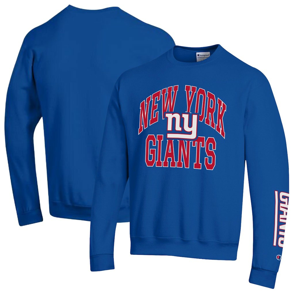 New York Giants Champion Powerblend Fleece Sweatshirt - Royal Sweatshirts