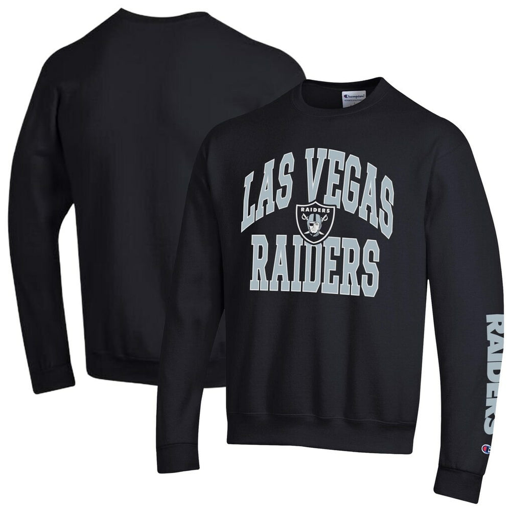 Las Vegas Raiders Champion Powerblend Fleece Sweatshirt - Black Sweatshirts