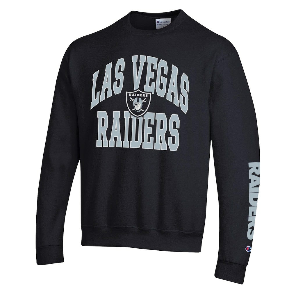 Las Vegas Raiders Champion Powerblend Fleece Sweatshirt - Black Sweatshirts