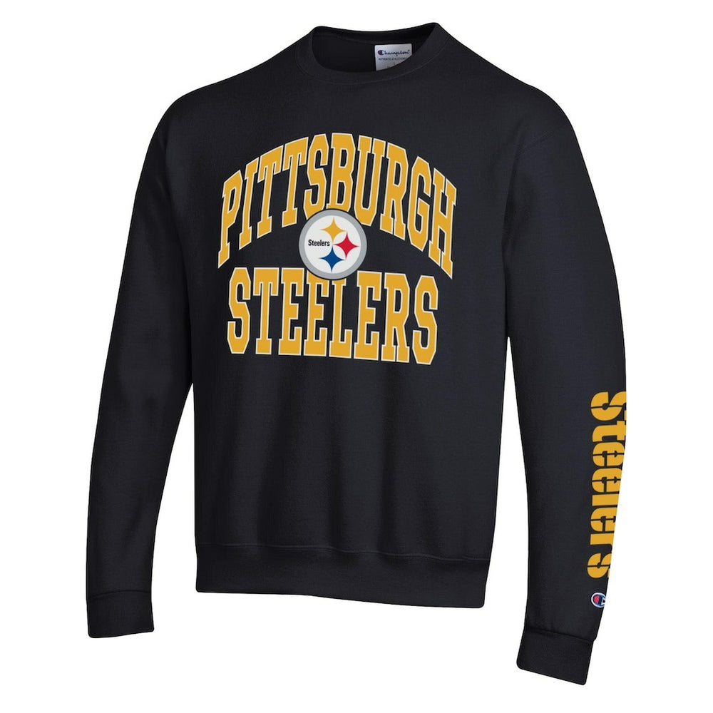 Pittsburgh Steelers Champion Powerblend Fleece Sweatshirt - Black Sweatshirts