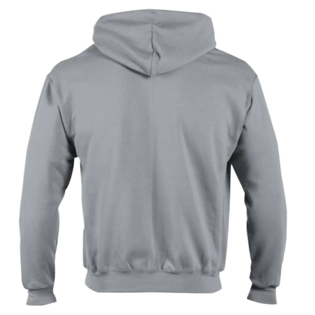 Los Angeles Chargers Champion Powerblend Fleece Full-Zip Hoodie - Heather Gray Hoodies