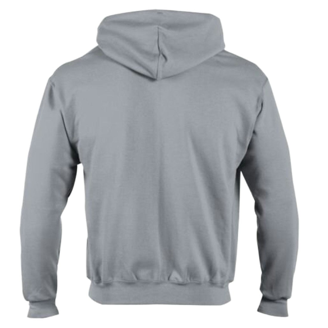 Denver Broncos Champion Powerblend Fleece Full-Zip Hoodie - Heather Gray Hoodies