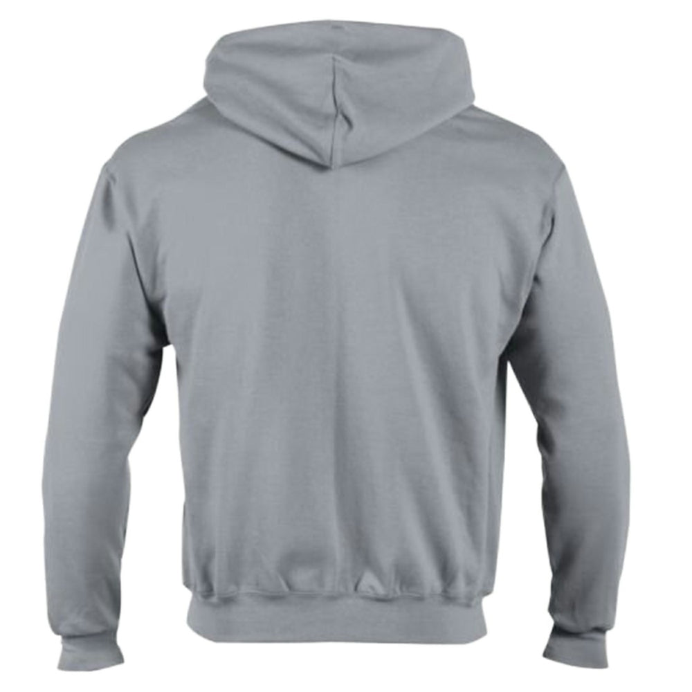 Denver Broncos Champion Powerblend Fleece Full-Zip Hoodie - Heather Gray Hoodies