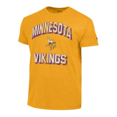 Minnesota Vikings Champion Ultimate Tri-Blend T-Shirt - Heather Gold T-shirts