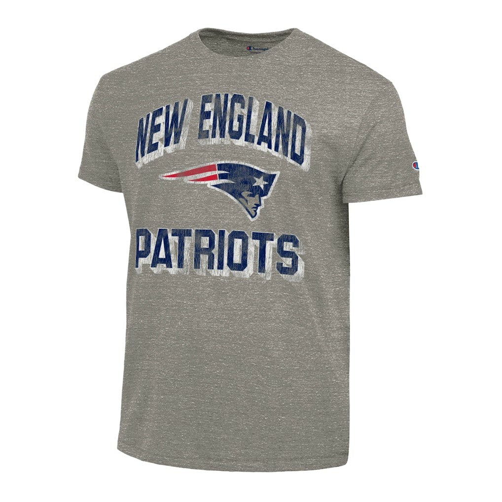 New England Patriots Champion Ultimate Tri-Blend T-Shirt - Heather Charcoal T-shirts