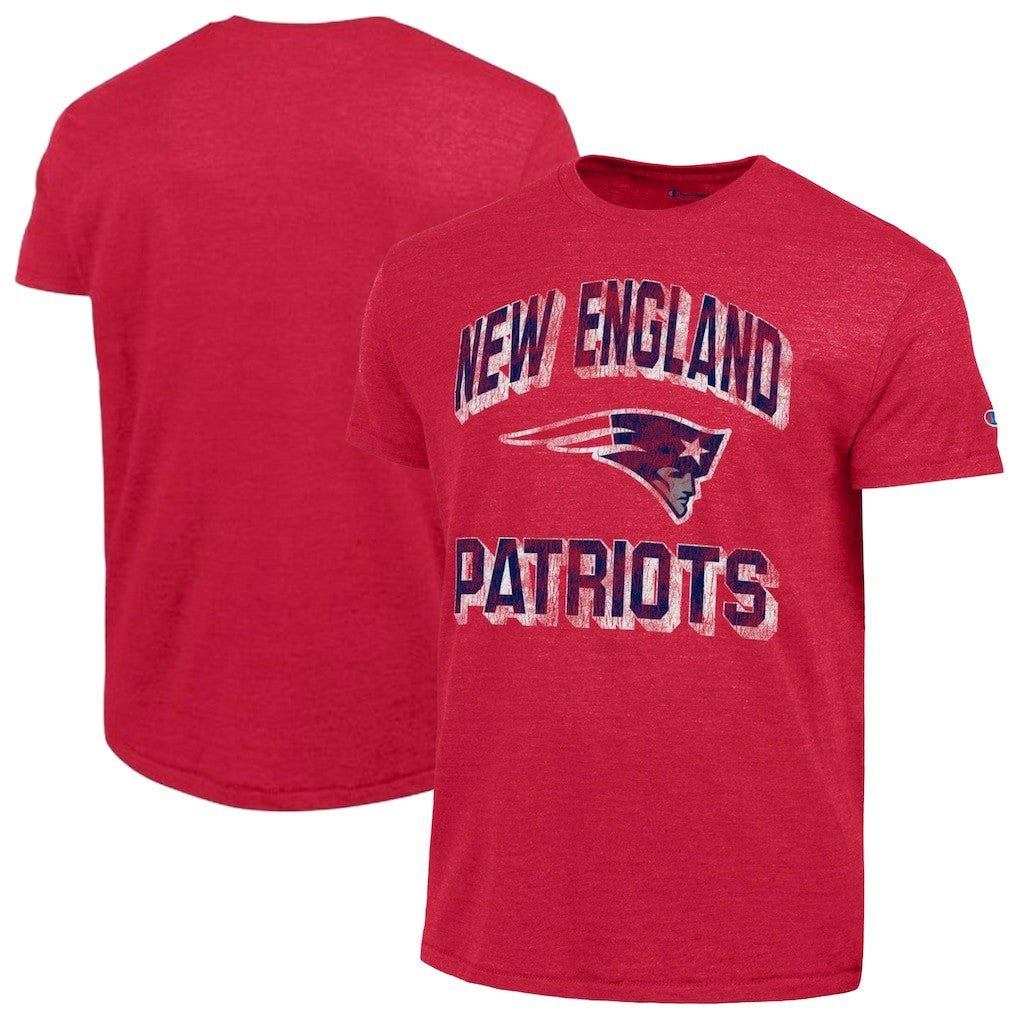 New England Patriots Champion Ultimate Tri-Blend T-Shirt - Heather Red T-shirts