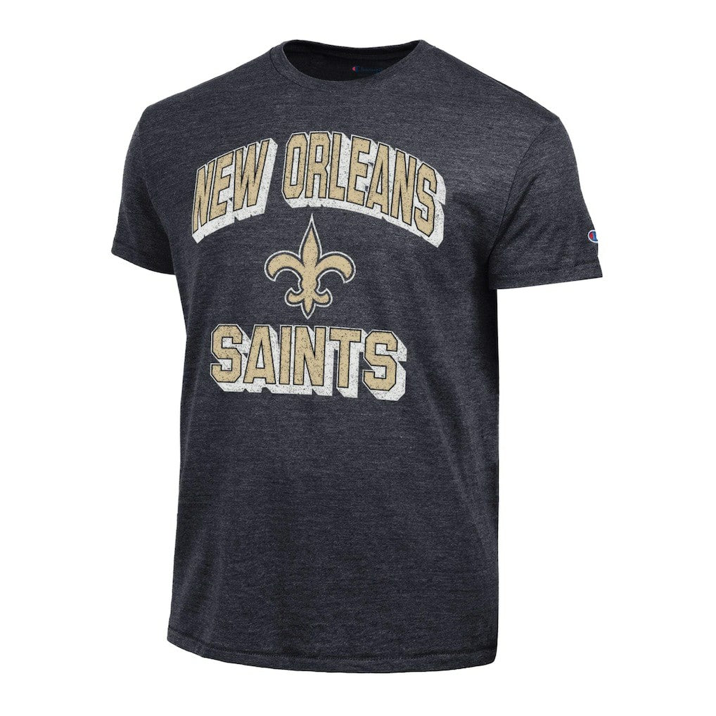 New Orleans Saints Champion Ultimate Tri-Blend T-Shirt - Black T-shirts