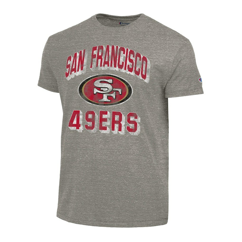 San Francisco 49ers Champion Ultimate Tri-Blend T-Shirt - Charcoal T-shirts
