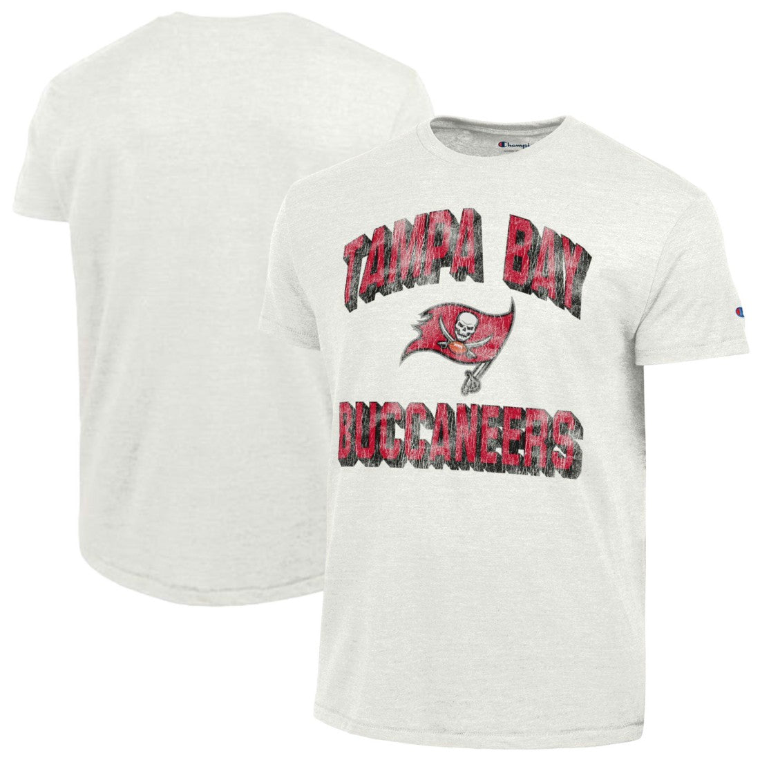 Tampa Bay Buccaneers Champion Ultimate Tri-Blend T-Shirt - White T-shirts