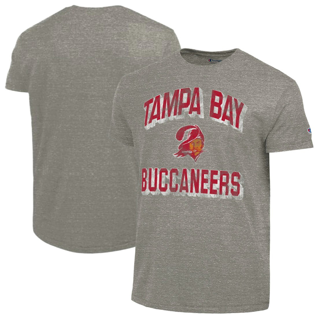 Tampa Bay Buccaneers Champion Ultimate Tri-Blend T-Shirt - Charcoal T-shirts
