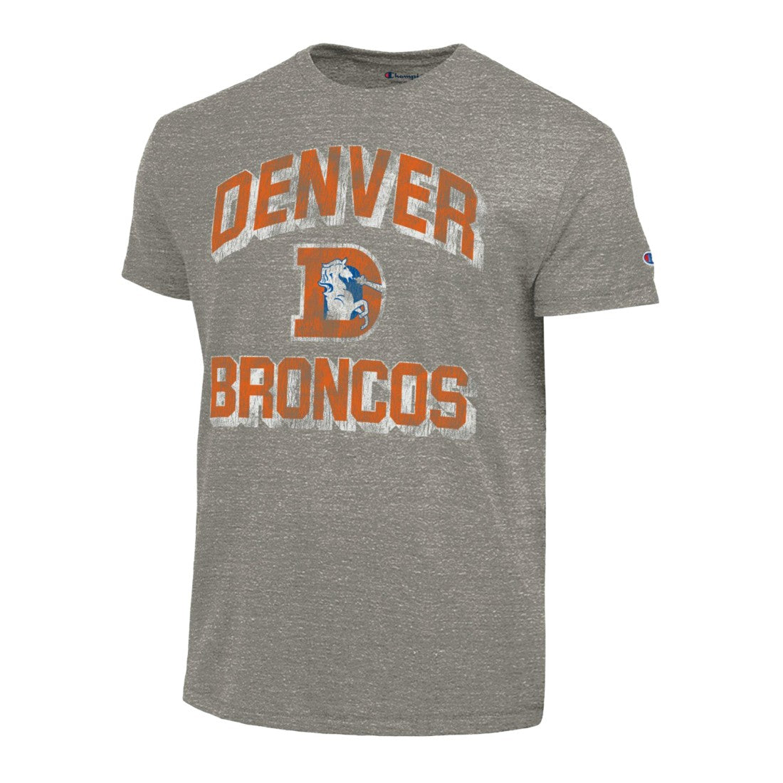 Denver Broncos Champion Ultimate Tri-Blend T-Shirt - Charcoal T-shirts