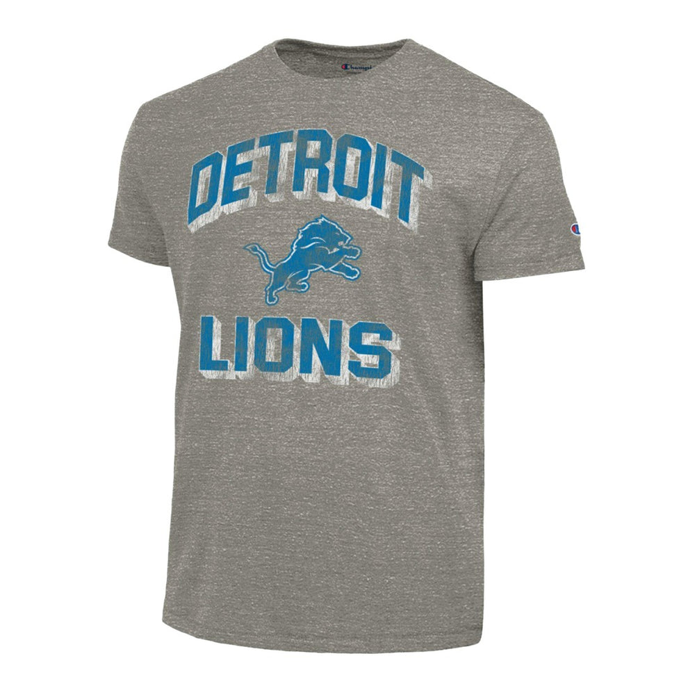 Detroit Lions Champion Ultimate Tri-Blend T-Shirt - Heather Charcoal T-shirts