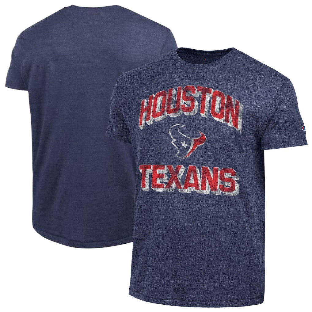Houston Texans Champion Ultimate Tri-Blend T-Shirt - Navy T-shirts
