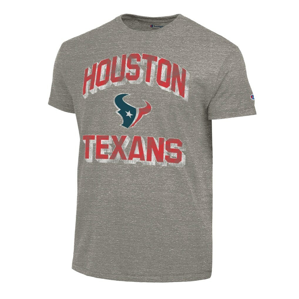 Houston Texans Champion Ultimate Tri-Blend T-Shirt - Charcoal T-shirts
