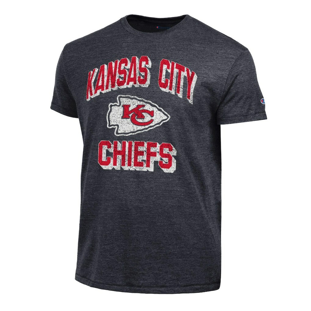 Kansas City Chiefs Champion Ultimate Tri-Blend T-Shirt - Black T-shirts