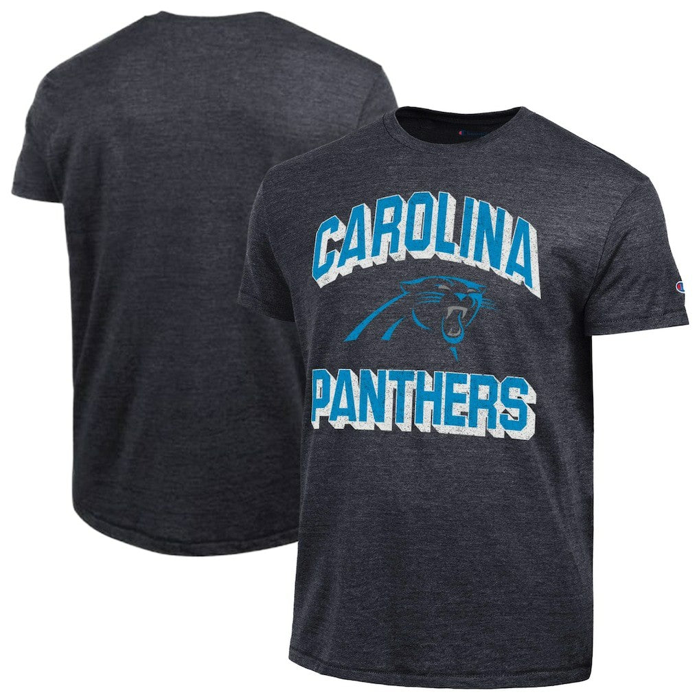 Carolina Panthers Champion Ultimate Tri-Blend T-Shirt - Black T-shirts