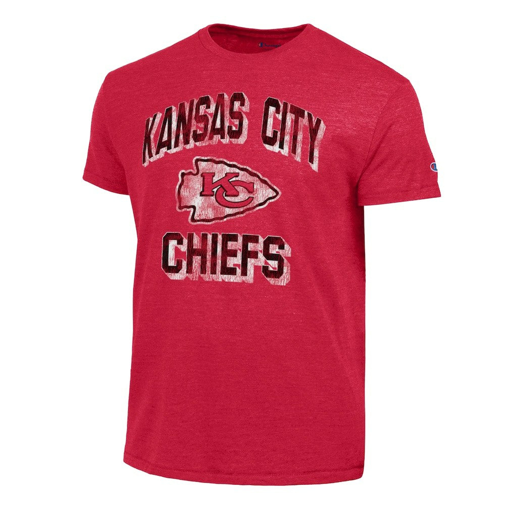 Kansas City Chiefs Champion Ultimate Tri-Blend T-Shirt - Red T-shirts