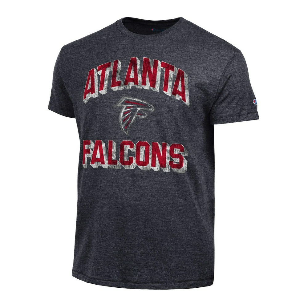 Atlanta Falcons Champion Ultimate Tri-Blend T-Shirt - Heather Black T-shirts
