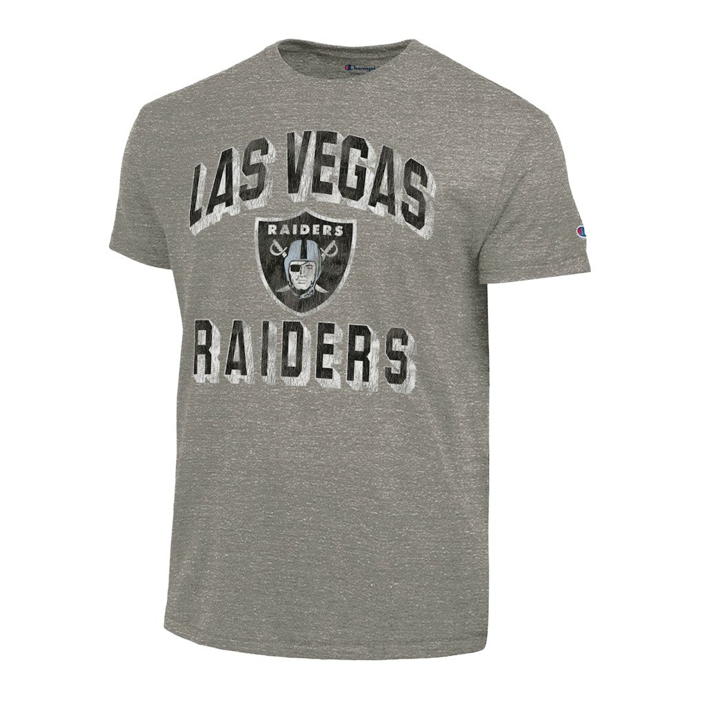 Las Vegas Raiders Champion Ultimate Tri-Blend T-Shirt - Charcoal T-shirts