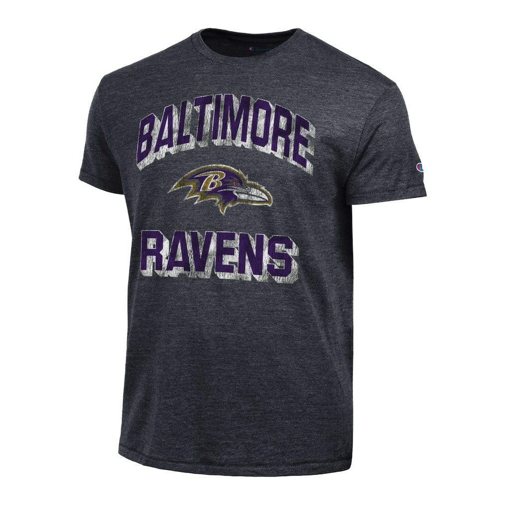Baltimore Ravens Champion Ultimate Tri-Blend T-Shirt - Black T-shirts