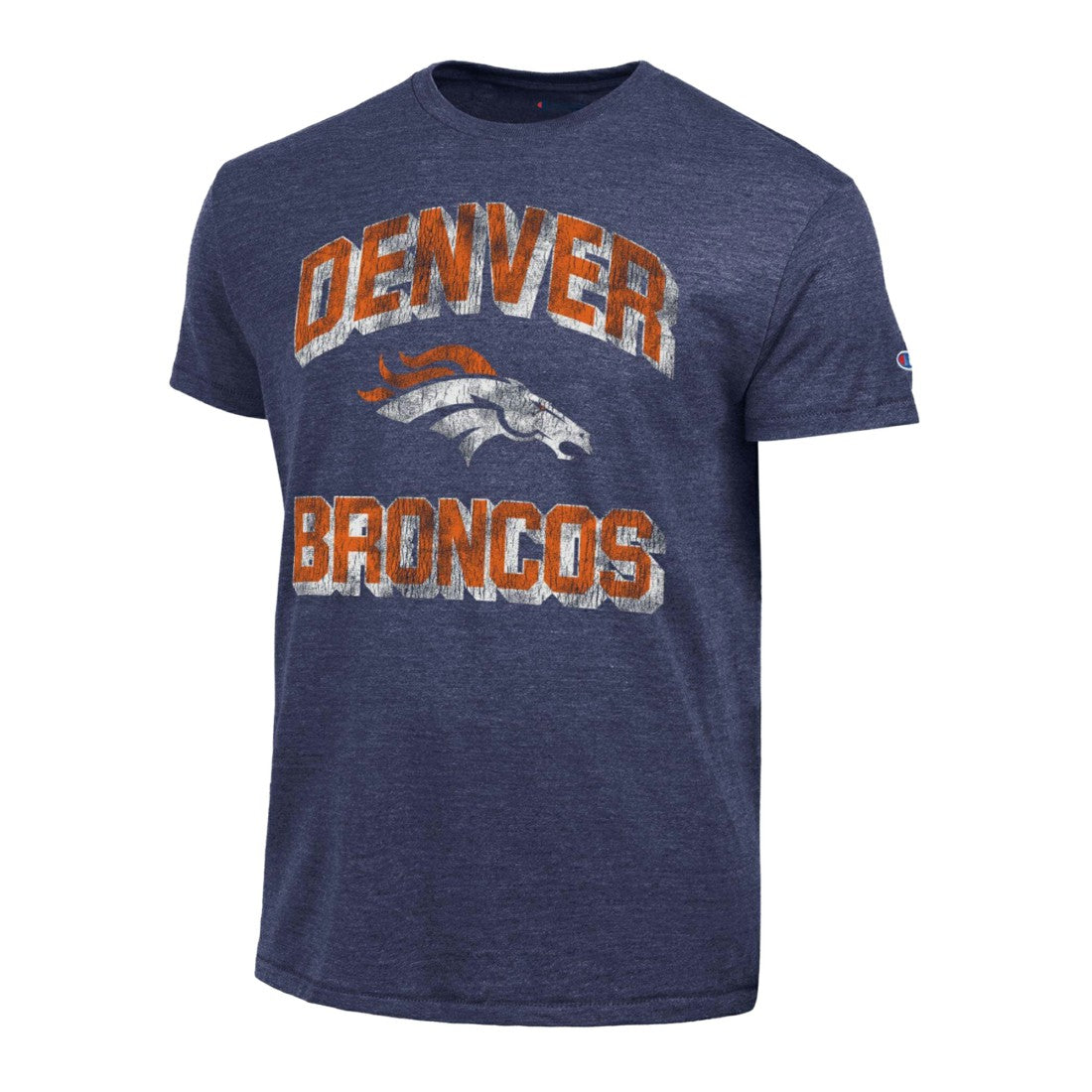 Denver Broncos Champion Ultimate Tri-Blend T-Shirt - Navy T-shirts