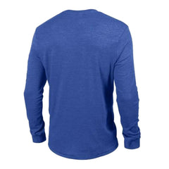 New York Giants Champion Ultimate Tri-Blend Long Sleeve T-Shirt - Heather Royal T-shirts
