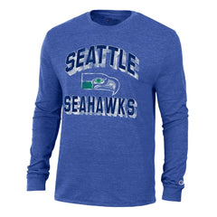 Seattle Seahawks Champion Ultimate Tri-Blend Long Sleeve T-Shirt - Heather Royal T-shirts