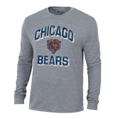 Chicago Bears Champion Ultimate Tri-Blend Long Sleeve T-Shirt - Charcoal T-shirts