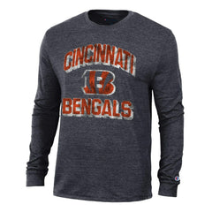 Cincinnati Bengals Champion Ultimate Tri-Blend Long Sleeve T-Shirt - Black T-shirts