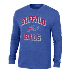 Buffalo Bills Champion Ultimate Tri-Blend Long Sleeve T-Shirt - Heather Royal T-shirts