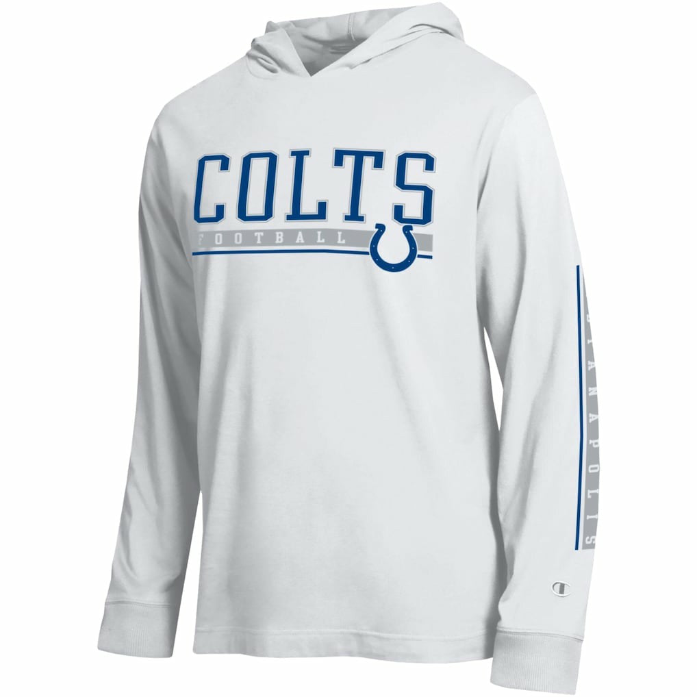 Indianapolis Colts Champion All Star Hoodie T-Shirt - White Hoodies