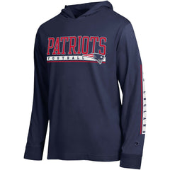 New England Patriots Champion All Star Hoodie T-Shirt - Navy Hoodies